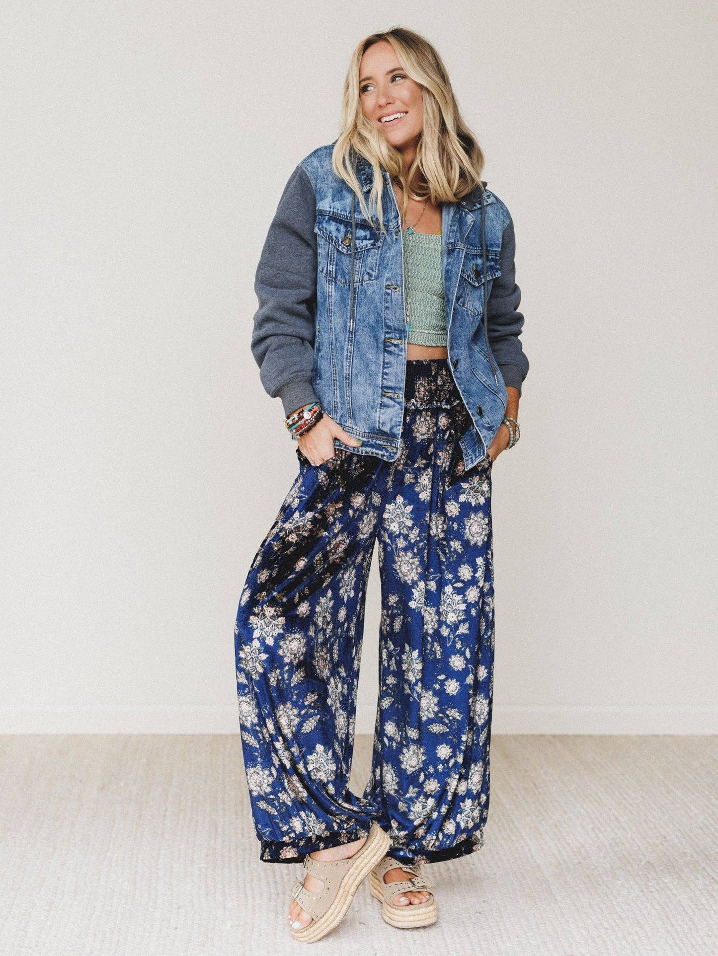 My Boyfriends Denim Jacket - Charcoal Medium Wash