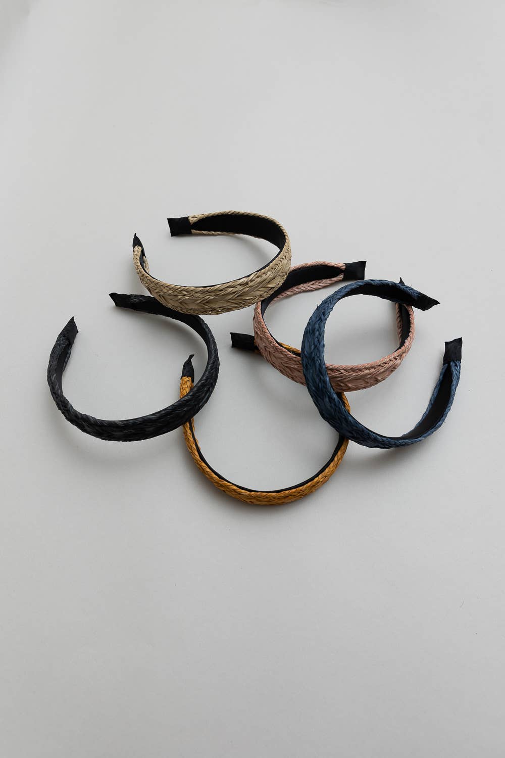 🌿 Vegan Leather Patterned Headband: Black