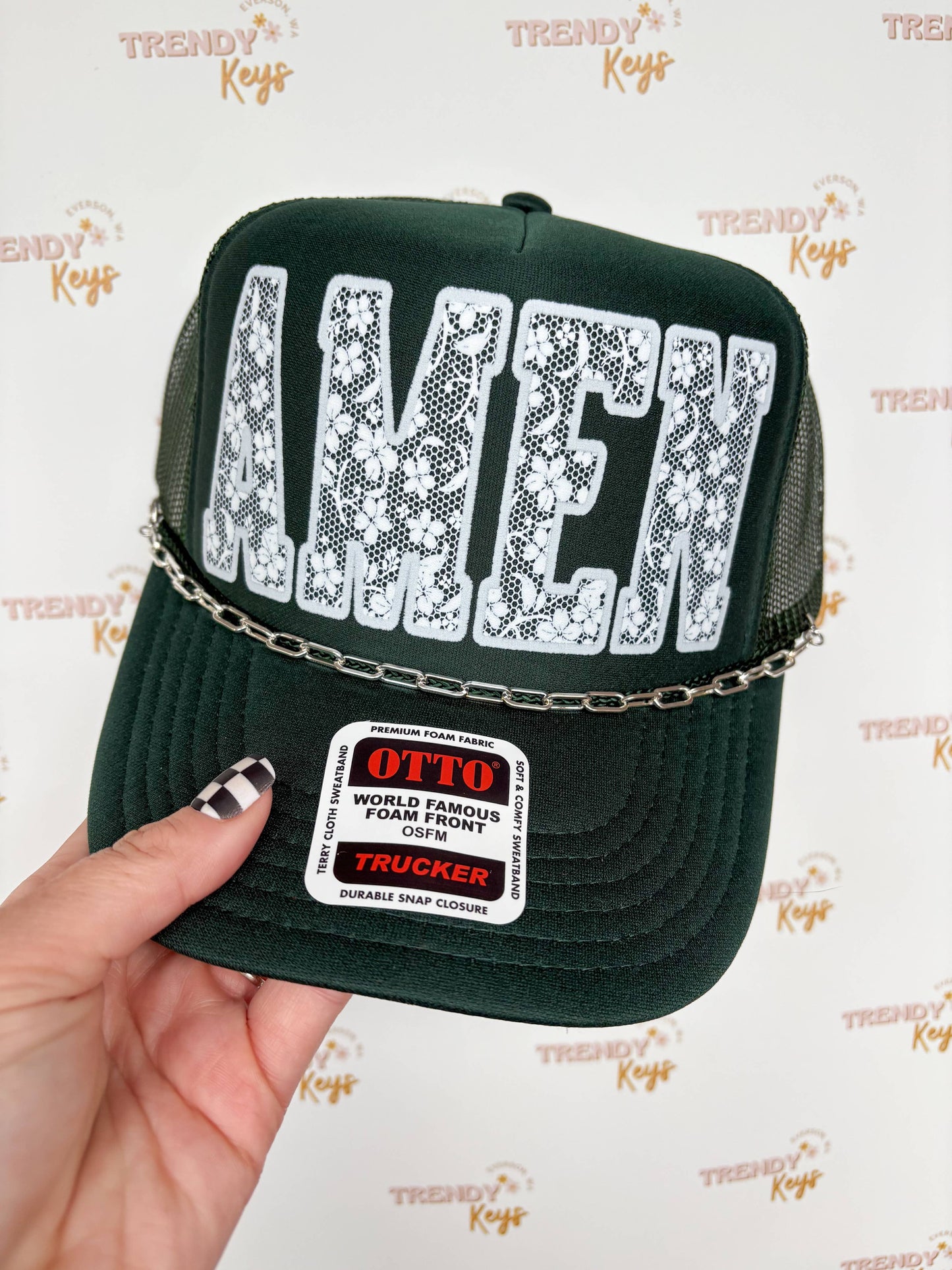 AMEN Trucker Hat: With Chain
