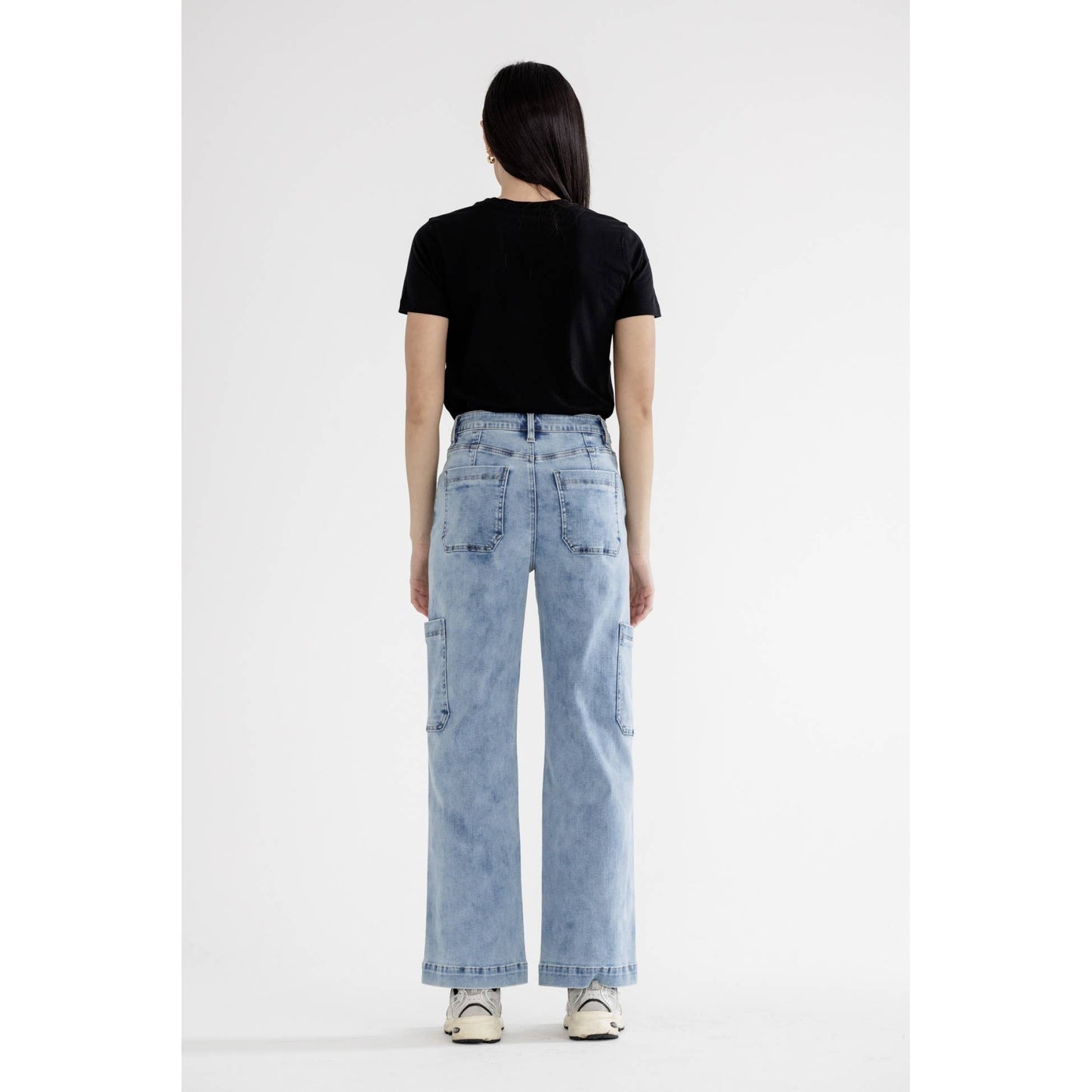 Mica HIGH RISE WIDE CARGO: MAYA BLUE