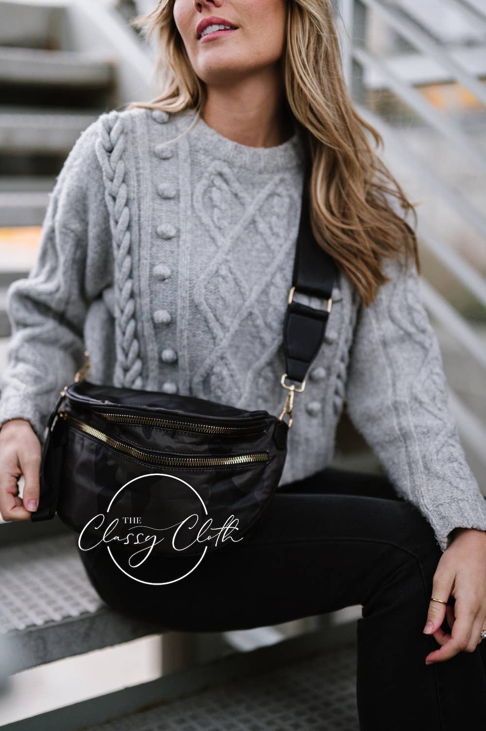 Farah Fanny Bum Bag - Black Camo RTS