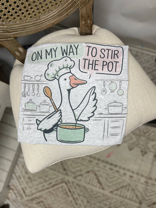 On My Way to Stir the Pot