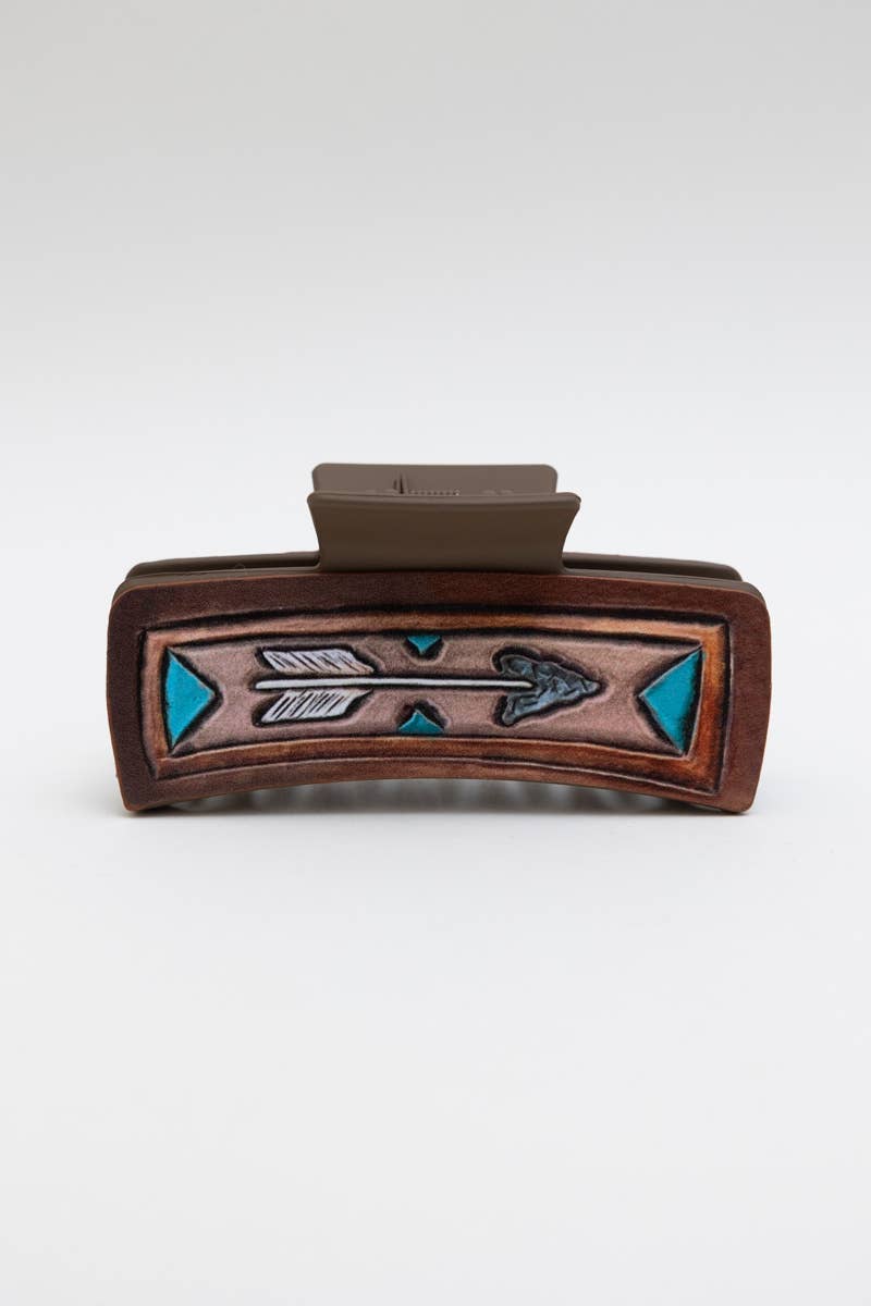 🌵 Western Bohemian Hair Claw Clips – Stylish and Unique: Bloom Ridge