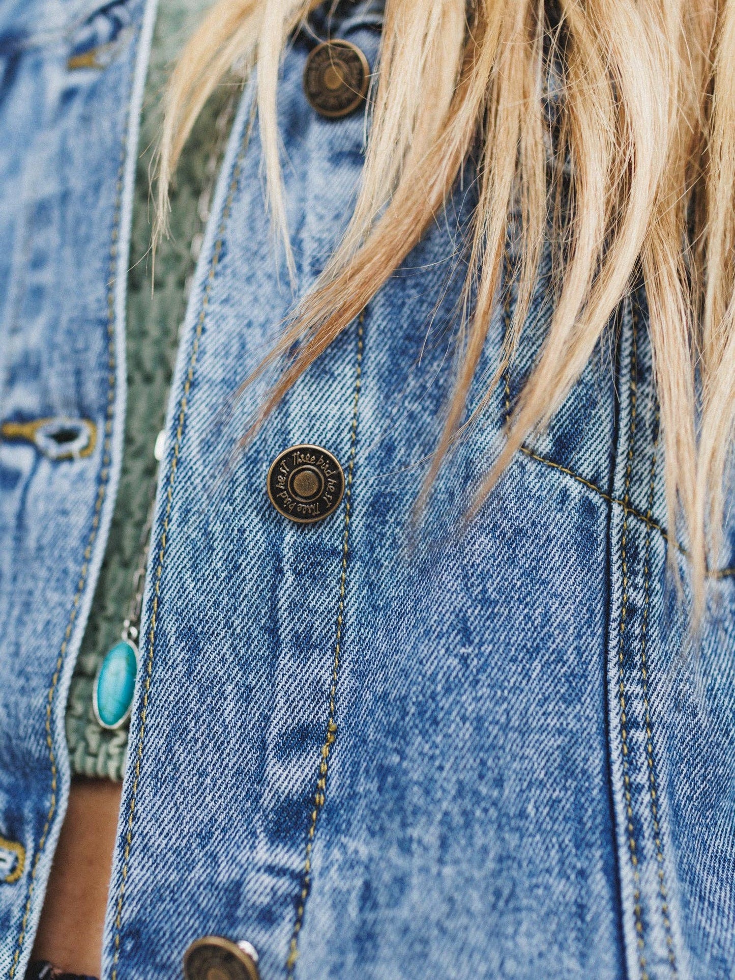 My Boyfriends Denim Jacket - Charcoal Medium Wash