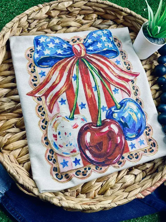 Red, White and Blue Cherries