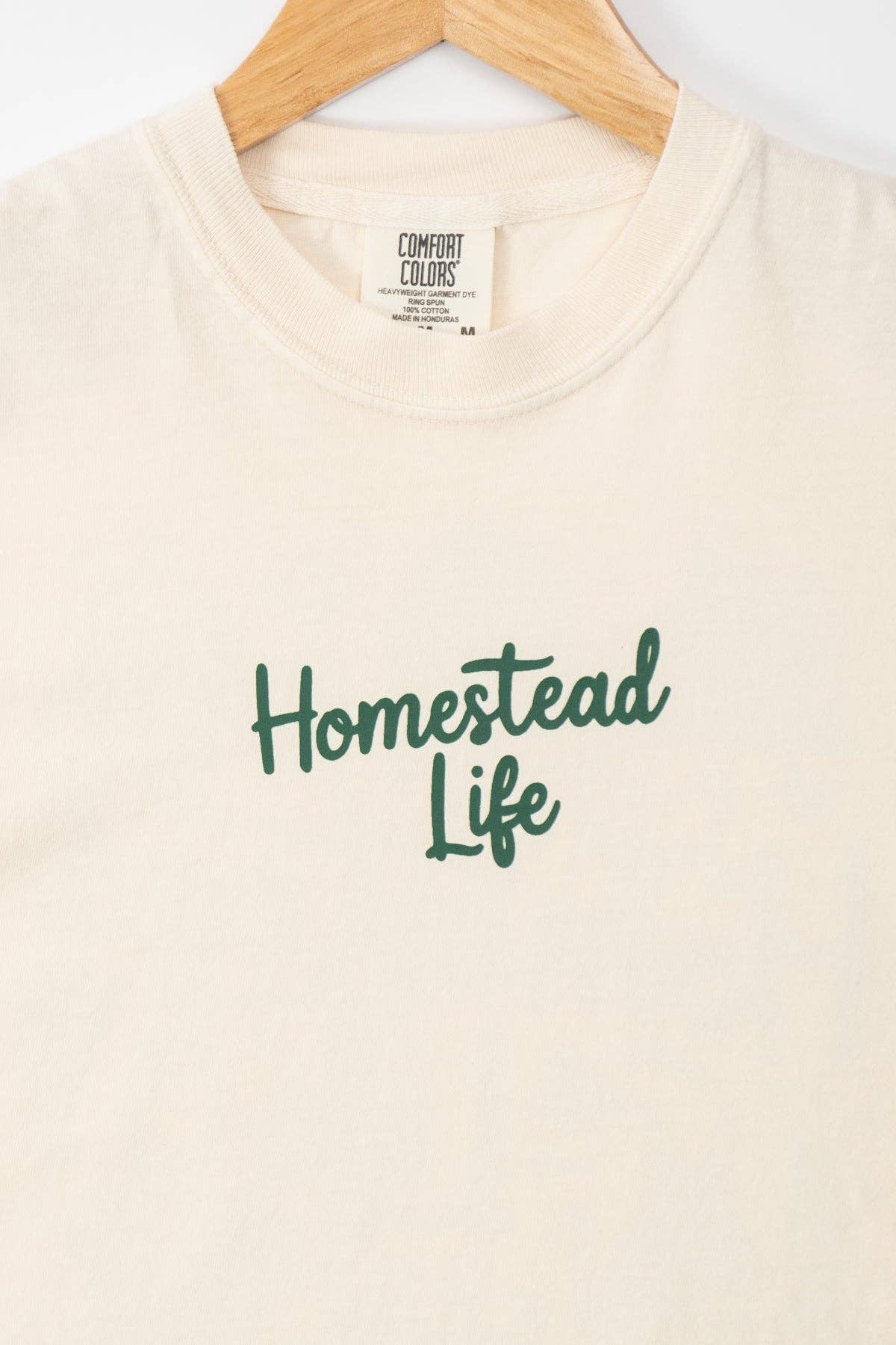 Western 'Homestead Life' Ivory Graphic Tee