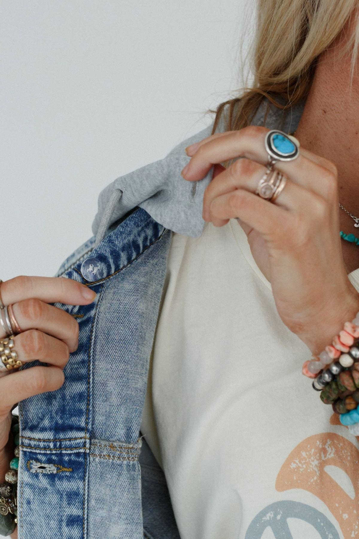 My Boyfriends Denim Jacket - Blue Light Wash