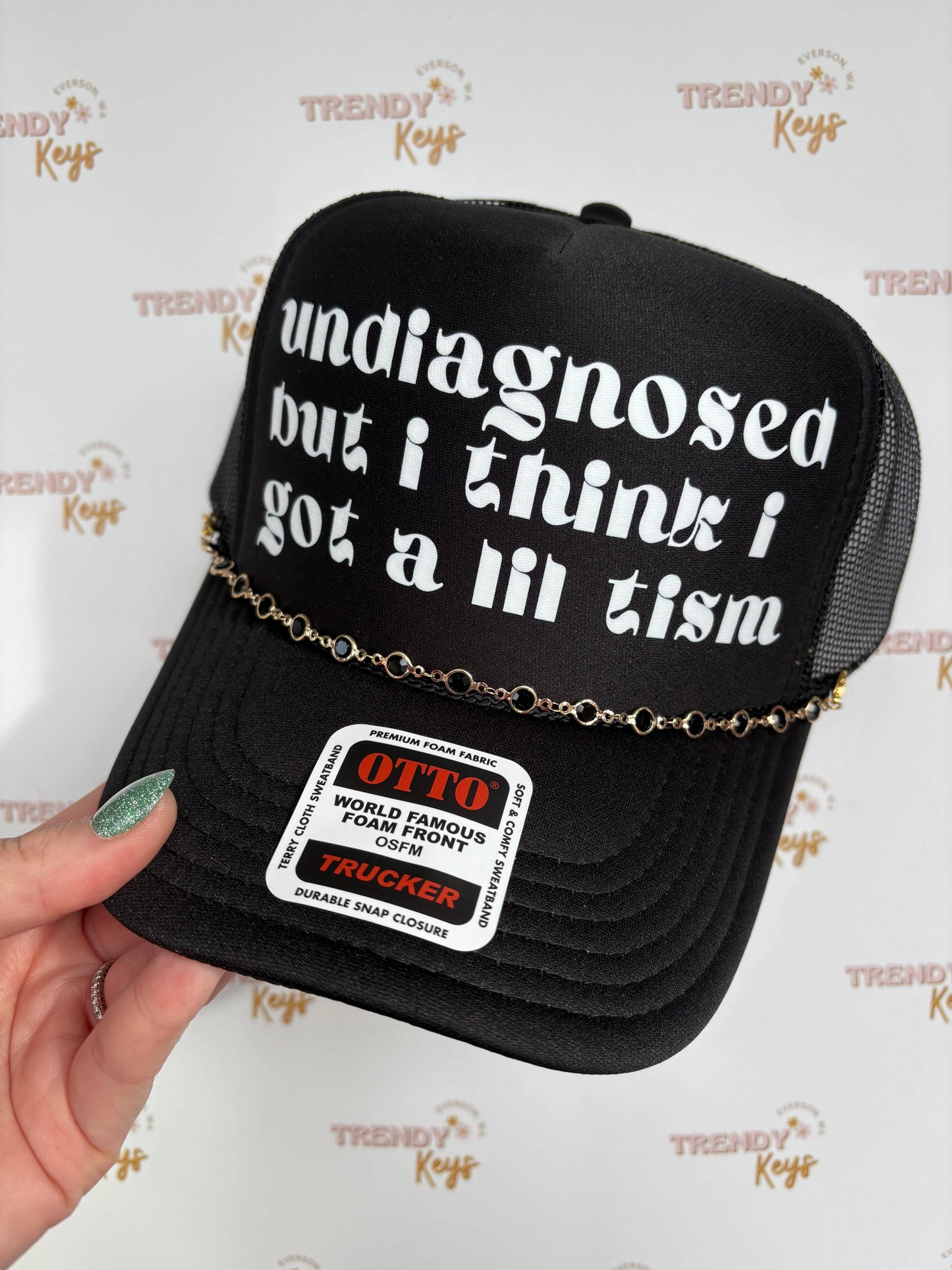 Got A Lil Tism Trucker Hat: With Chain