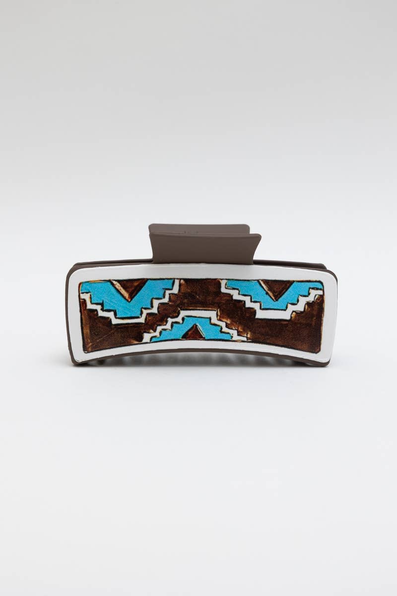 🌵 Western Bohemian Hair Claw Clips – Stylish and Unique: Bloom Ridge