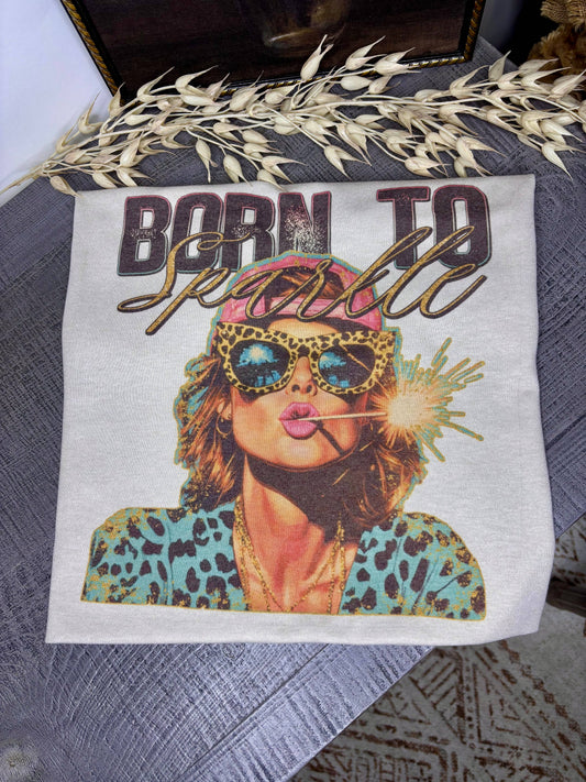 Born to Sparkle graphic tee