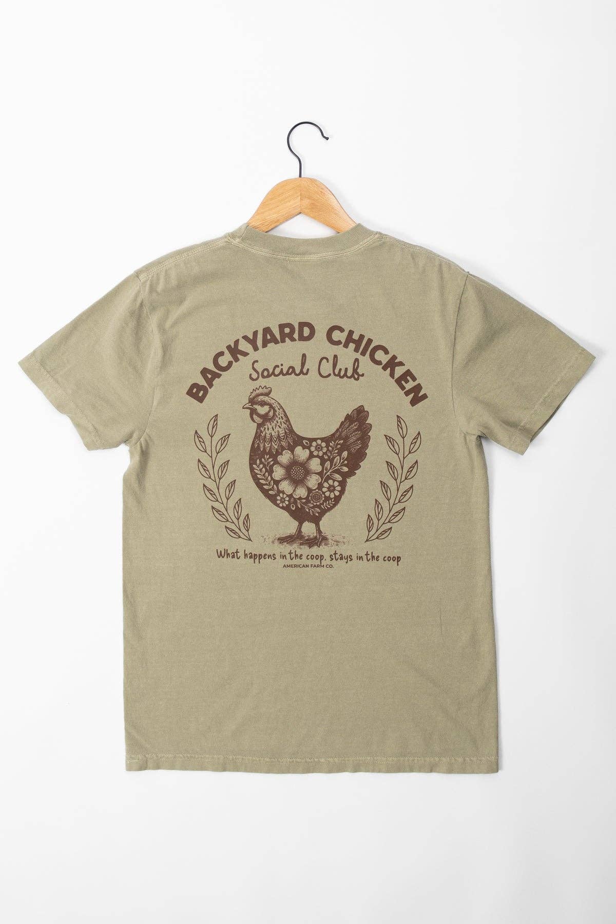 Western 'Backyard Chicken Social Club' Graphic Tee
