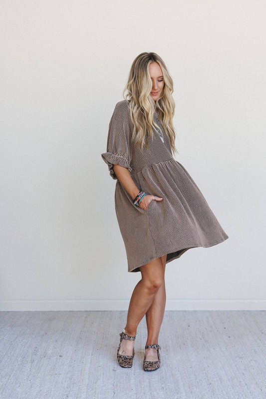 Open Sky Dress - Camel