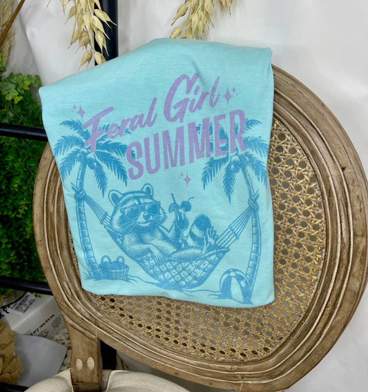 Feral Girl Summer graphic tee