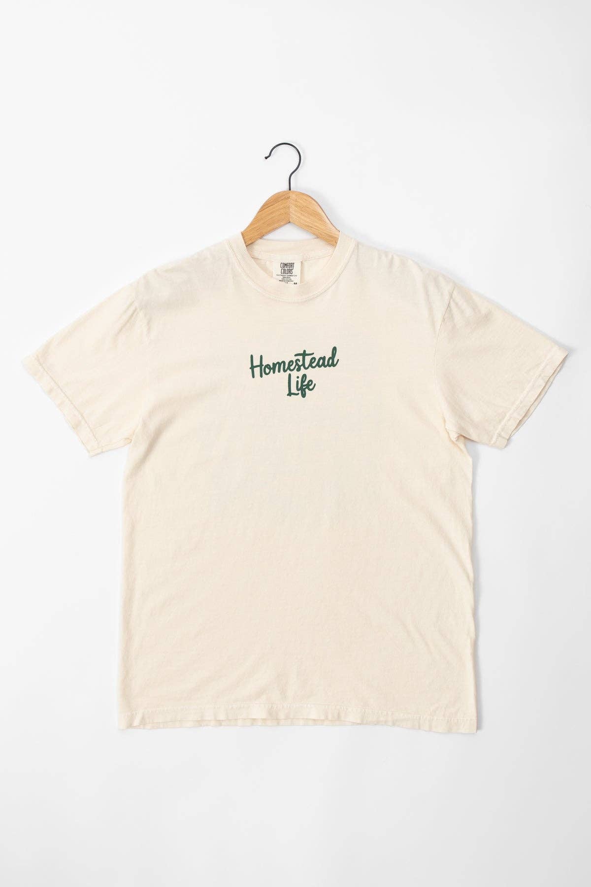 Western 'Homestead Life' Ivory Graphic Tee
