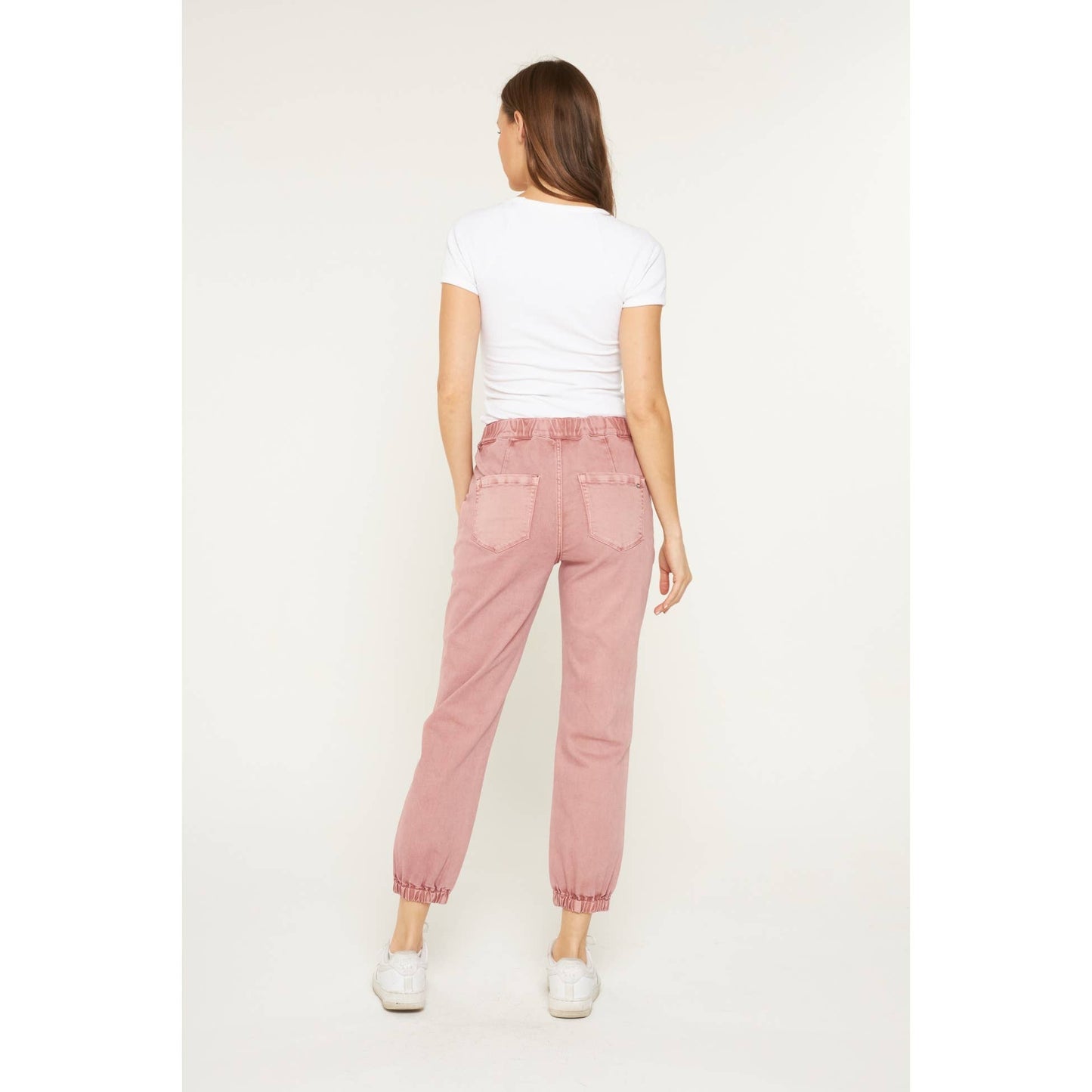 Mica HIGH RISE JOGGER: DEEP PINK