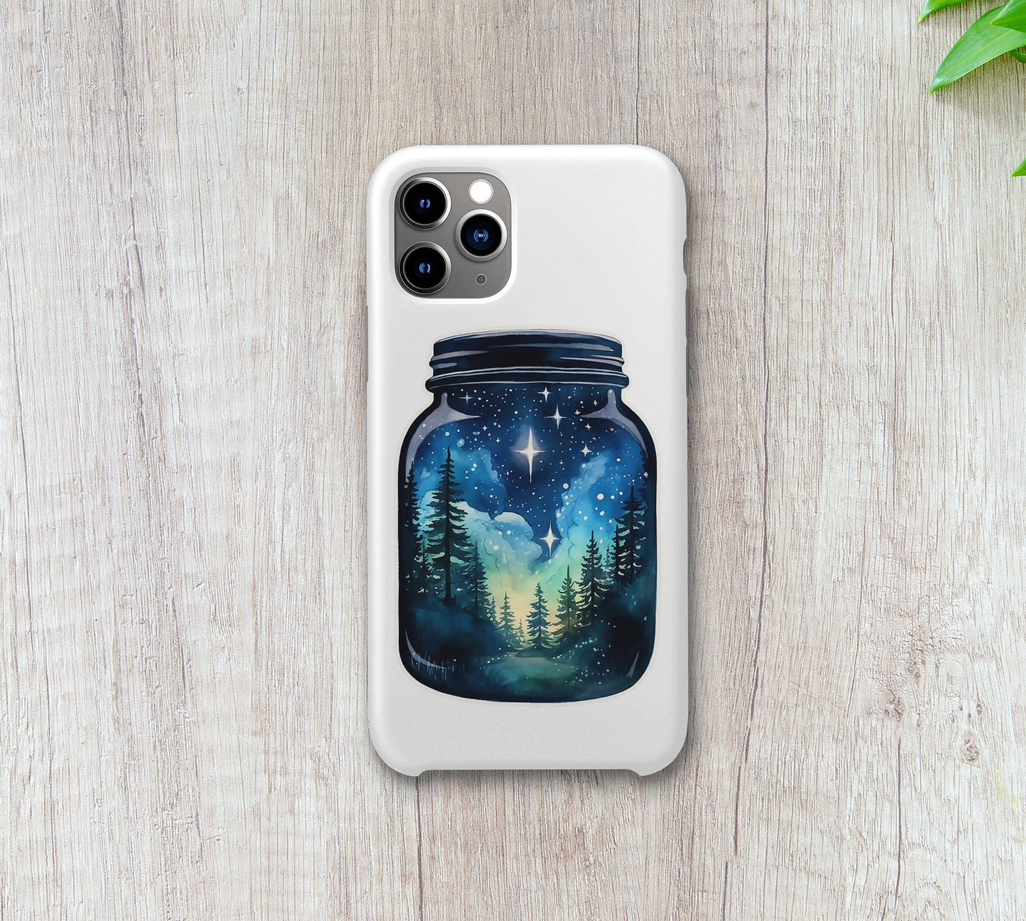 Night Sky Jar Sticker