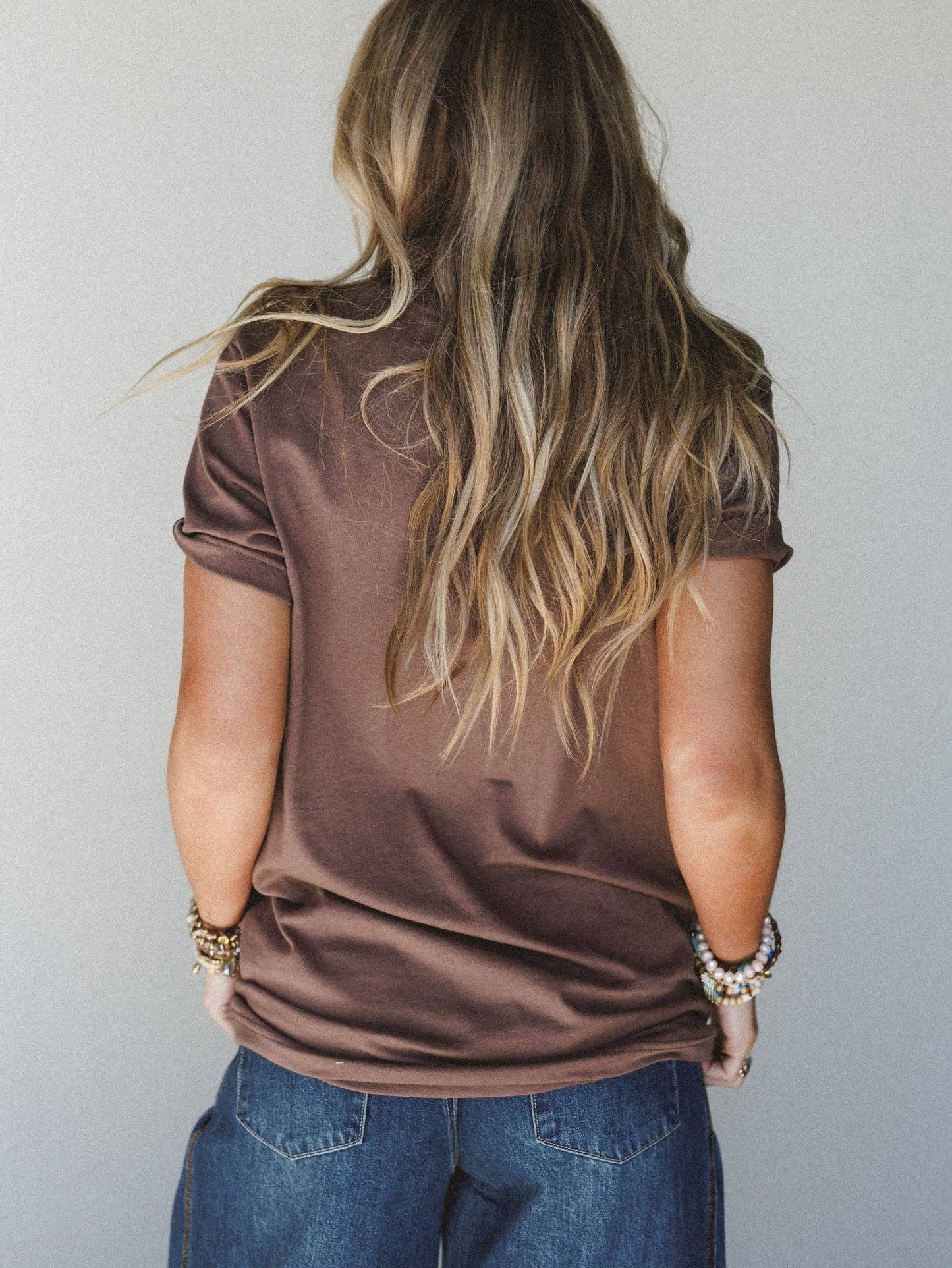 Rebel Mom Society Tee - Vintage Brown