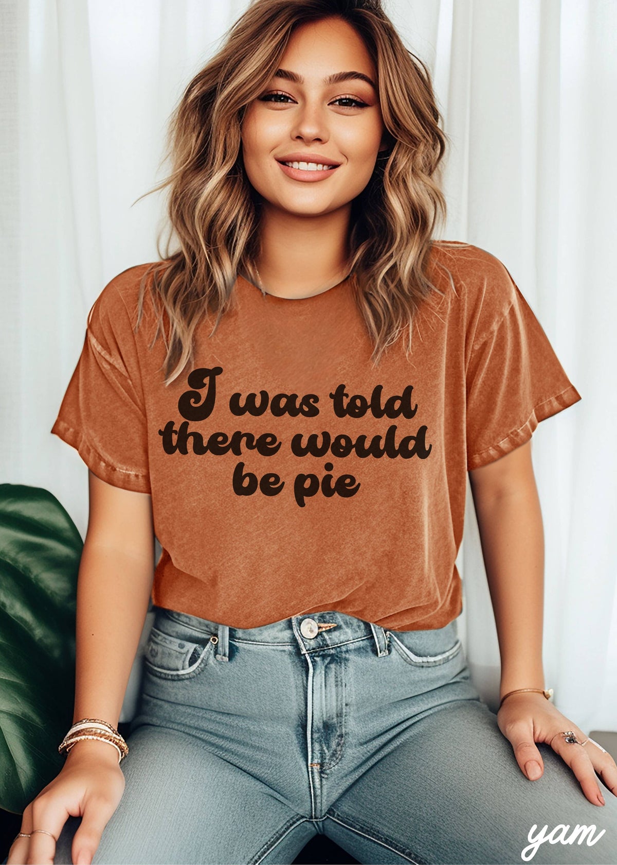 Told There Would Be Pie Graphic Tee