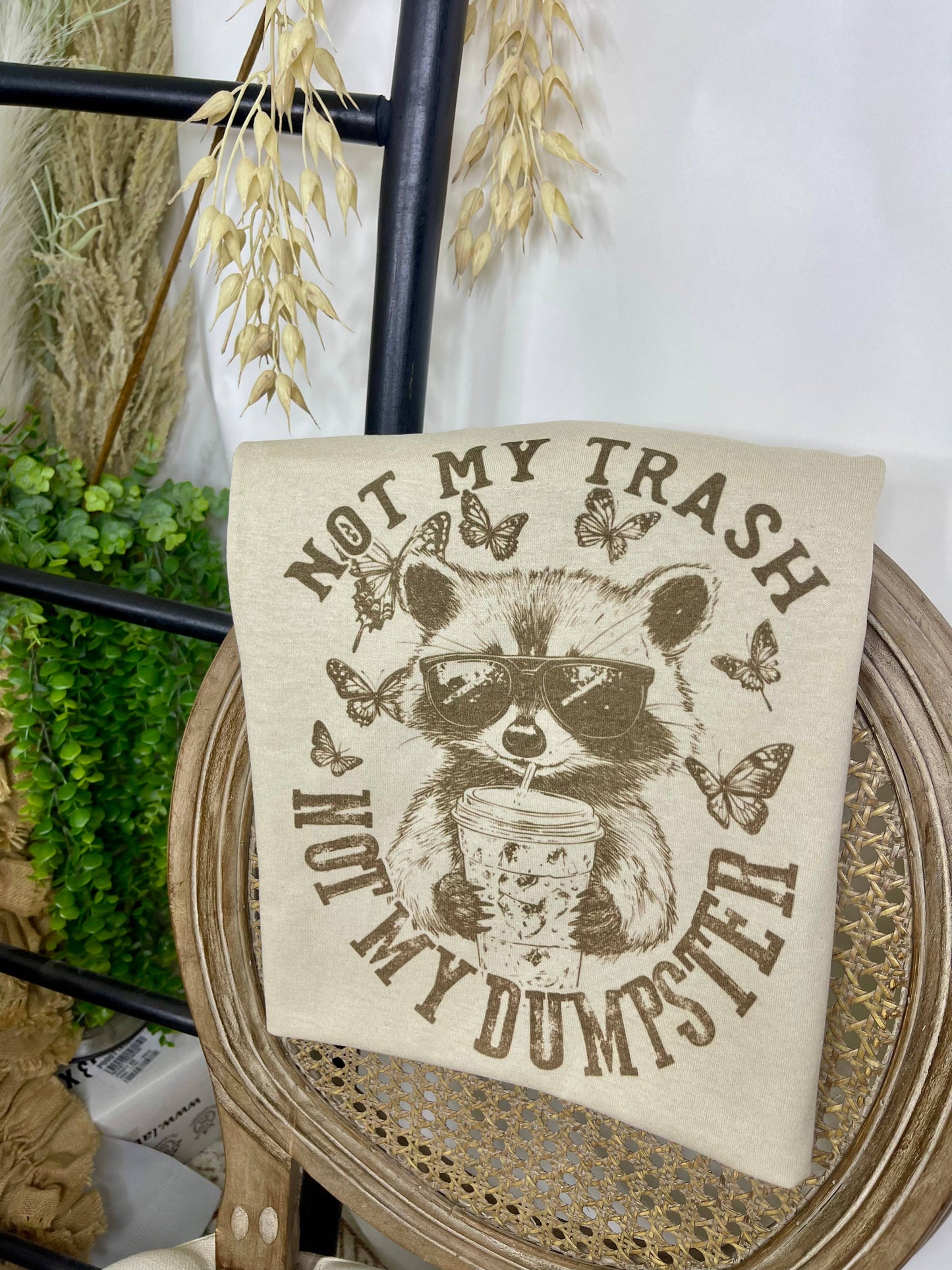 Not My Trash Not My Dumpster graphic tee
