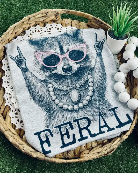 Feral graphic tee