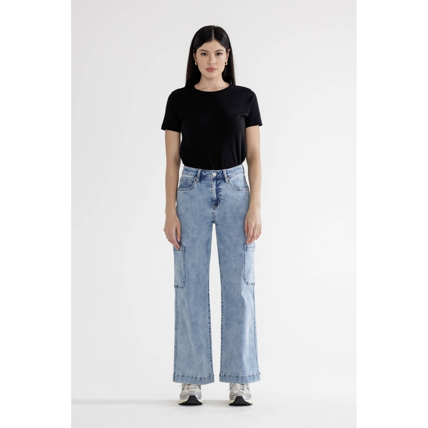 Mica HIGH RISE WIDE CARGO: MAYA BLUE
