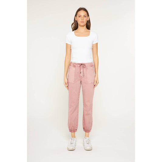 Mica HIGH RISE JOGGER: DEEP PINK