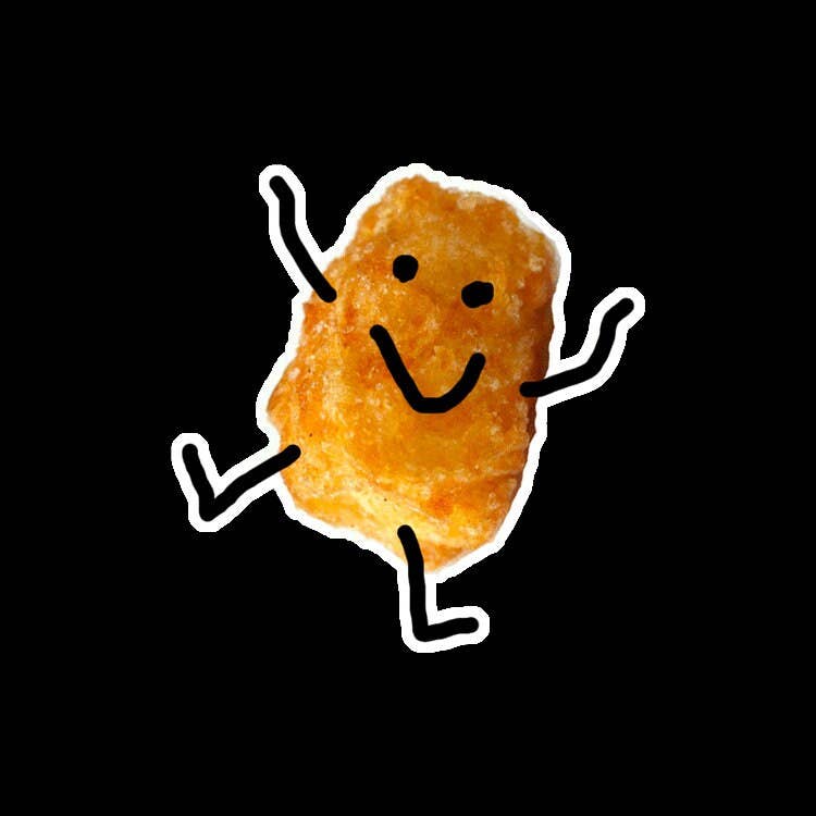 Tator Tot Guy Sticker