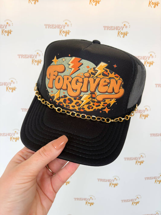 Forgiven Trucker Hat: With Chain