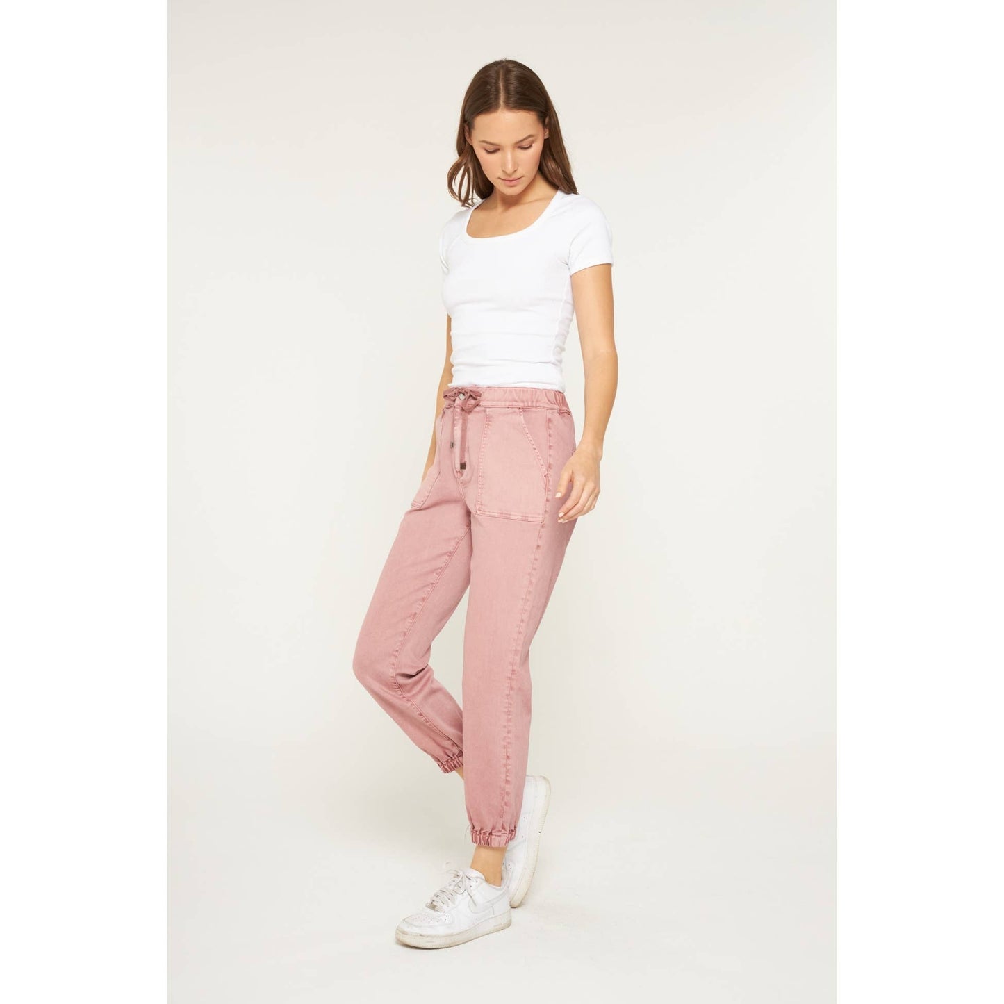 Mica HIGH RISE JOGGER: DEEP PINK