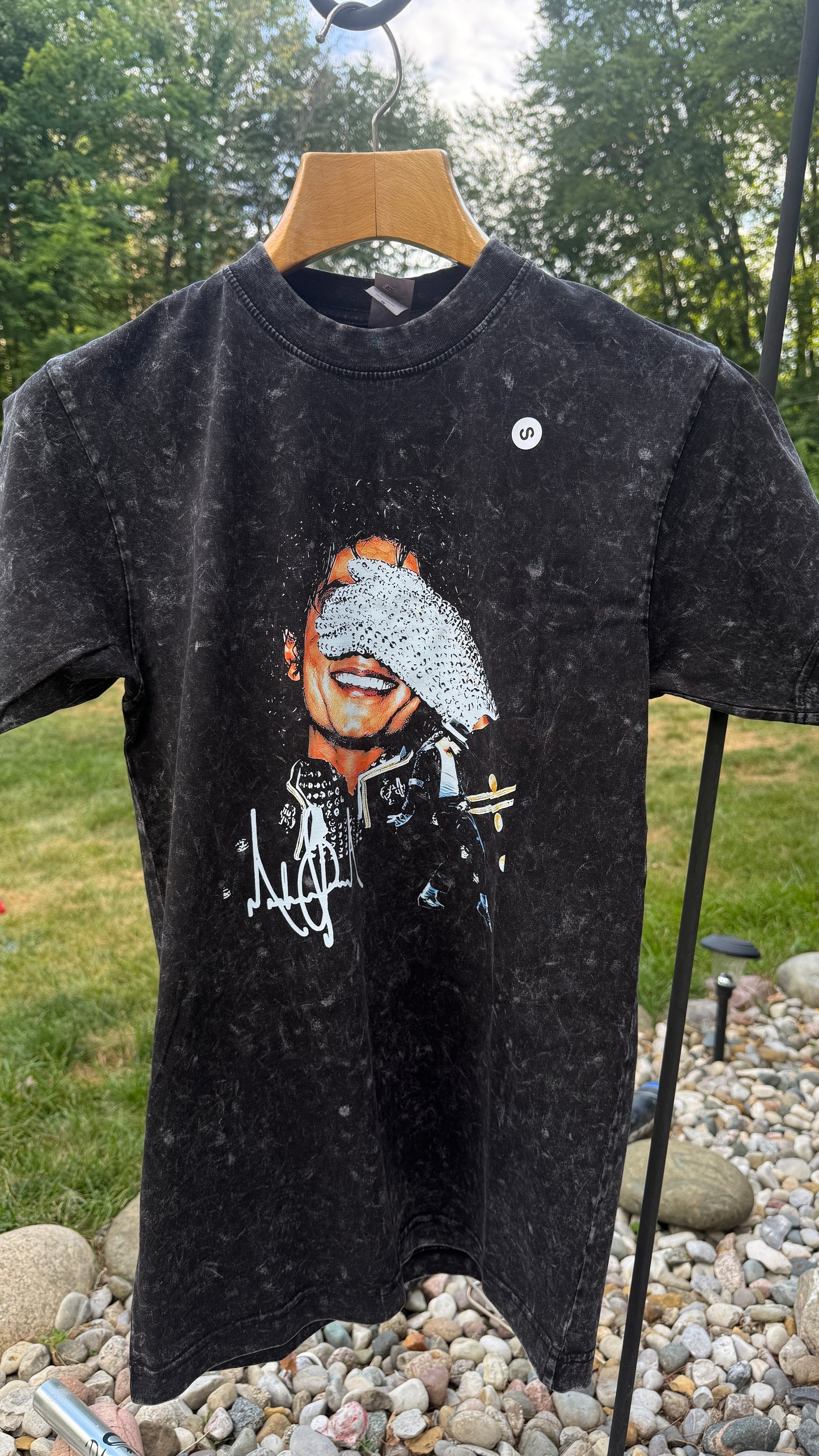 Michael Jackson Signature Mineral Wash Tee